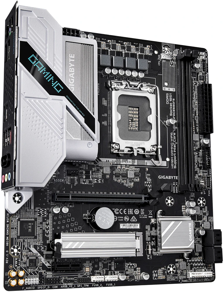 Pagrindinė plokštė GIGABYTE H810M GAMING WIFI6 LGA1851 MB