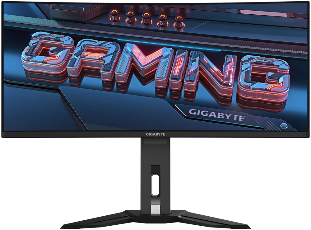Monitorius Gigabyte | MO34WQC2 EK1 | 34" | OLED | WQHD | 240 Hz | 0,03 ms | 3440 x 1440 pikselių | 250 cd/m² | HDMI jungčių kiekis: 2