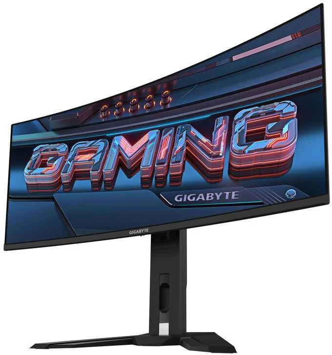 Monitorius Gigabyte | MO34WQC2 EK1 | 34" | OLED | WQHD | 240 Hz | 0,03 ms | 3440 x 1440 pikselių | 250 cd/m² | HDMI jungčių kiekis: 2