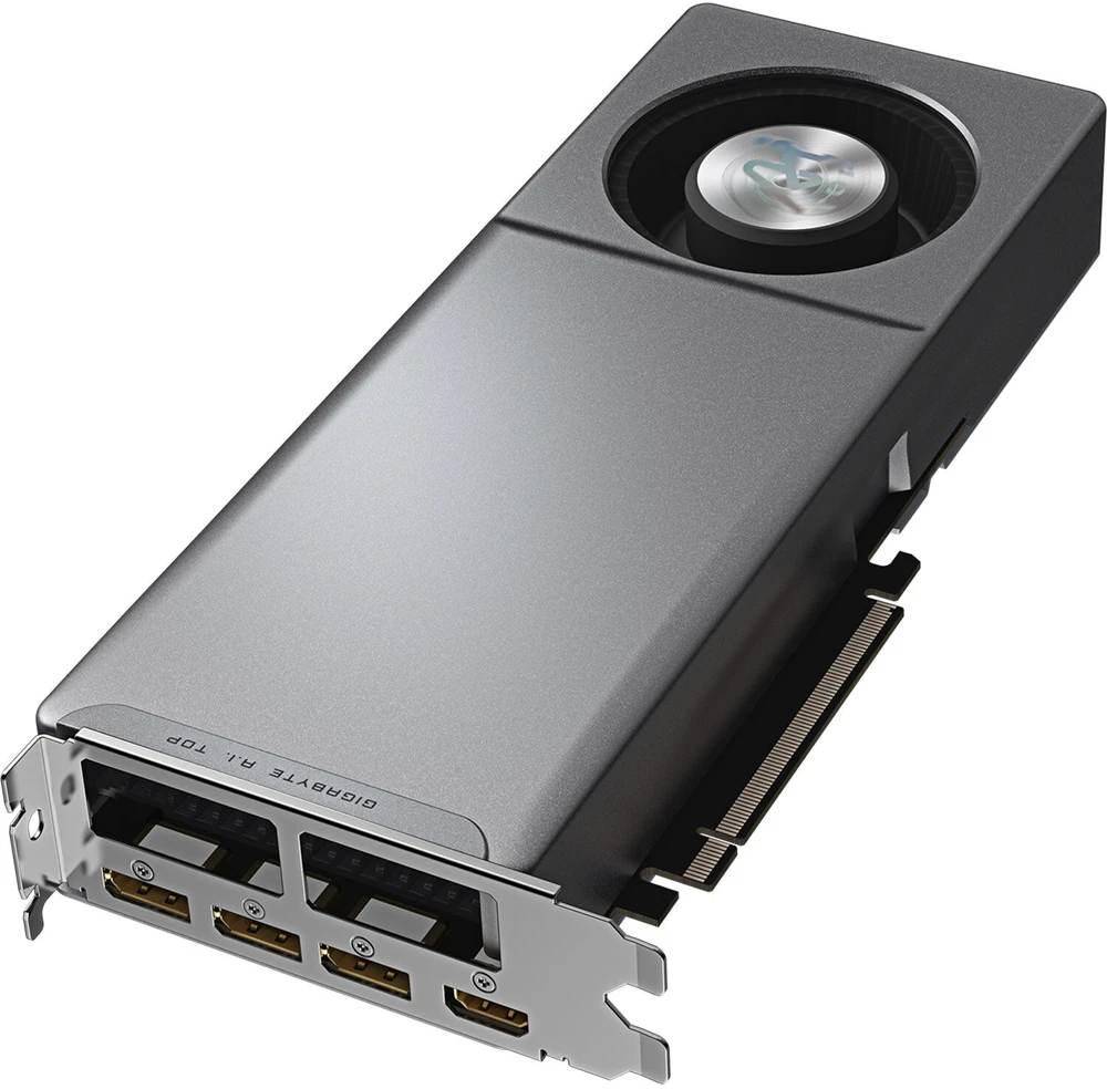 „GIGABYTE Radeon AI PRO R9700 AI TOP 32G“ vaizdo plokštė, 32 GB GDDR6 – mažmeninė prekyba