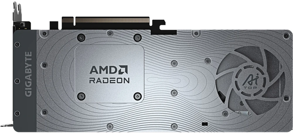 „GIGABYTE Radeon AI PRO R9700 AI TOP 32G“ vaizdo plokštė, 32 GB GDDR6 – mažmeninė prekyba