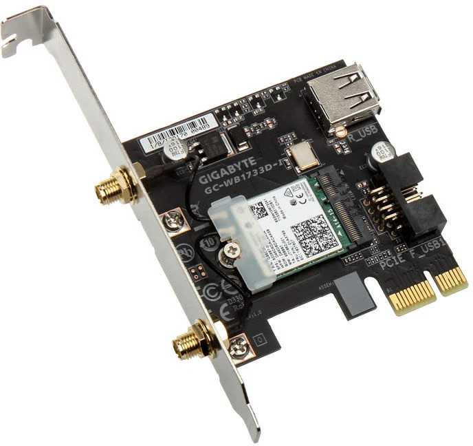 Gigabyte GC-WB1733D-I tinklo plokštė WLAN / Bluetooth 1733 Mbit/ai Vidinis