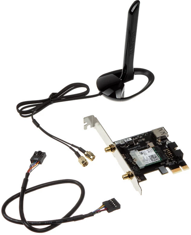 Gigabyte GC-WB1733D-I tinklo plokštė WLAN / Bluetooth 1733 Mbit/ai Vidinis
