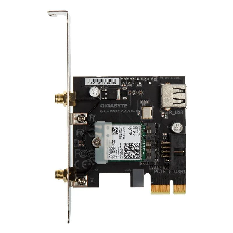 Gigabyte GC-WB1733D-I tinklo plokštė WLAN / Bluetooth 1733 Mbit/ai Vidinis