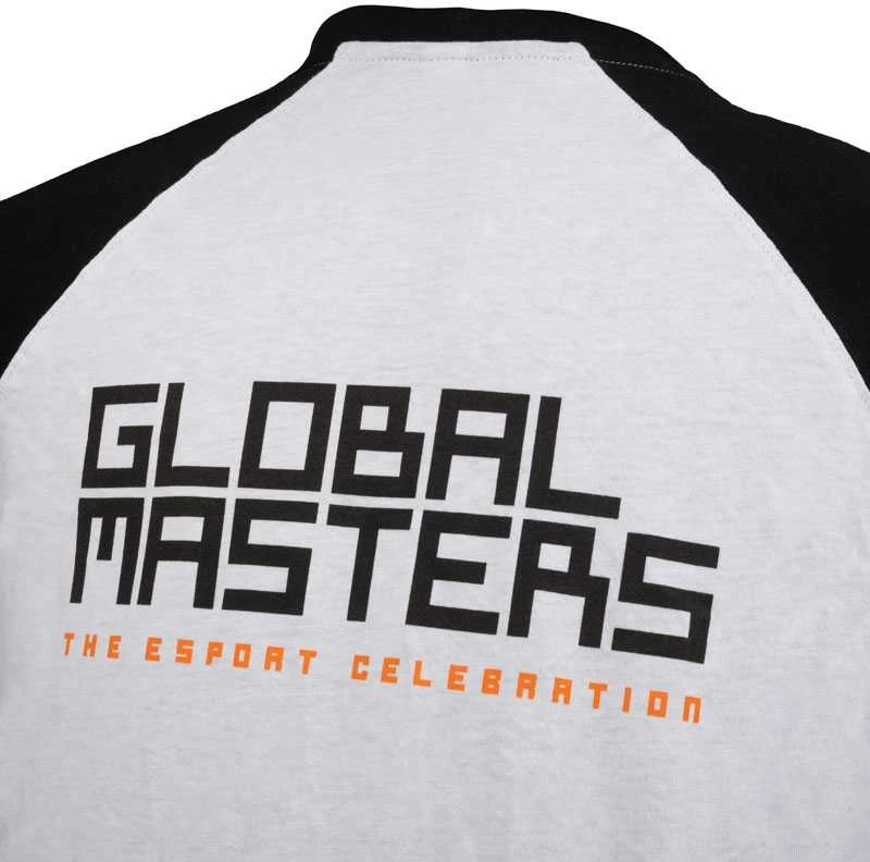 „Global Masters“ marškinėliai su GM logotipu - balti (XXL)