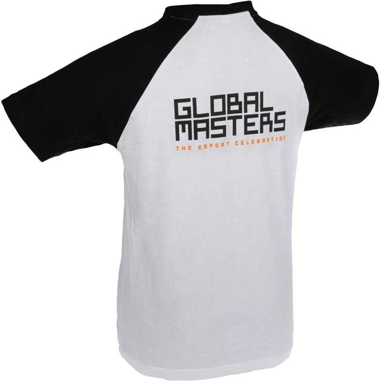 „Global Masters“ marškinėliai su GM logotipu - balti (XL)