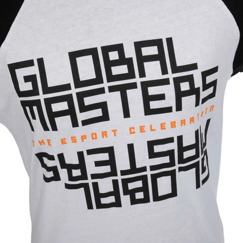 „Global Masters“ marškinėliai su GM užrašu – balti (L)