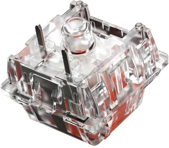Klaviatūra Glorious Fox Heavy Switches, mechaniniai, 5-Pin, linear, MX-Stem, 55g – sutepti lubrikantu, 110 vnt