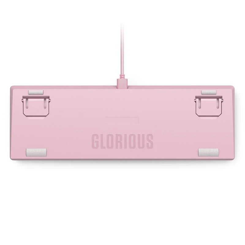 Glorious GMMK 2 Compact klaviatūra – Barebone, ISO išdėstymas, rožinės spalvos