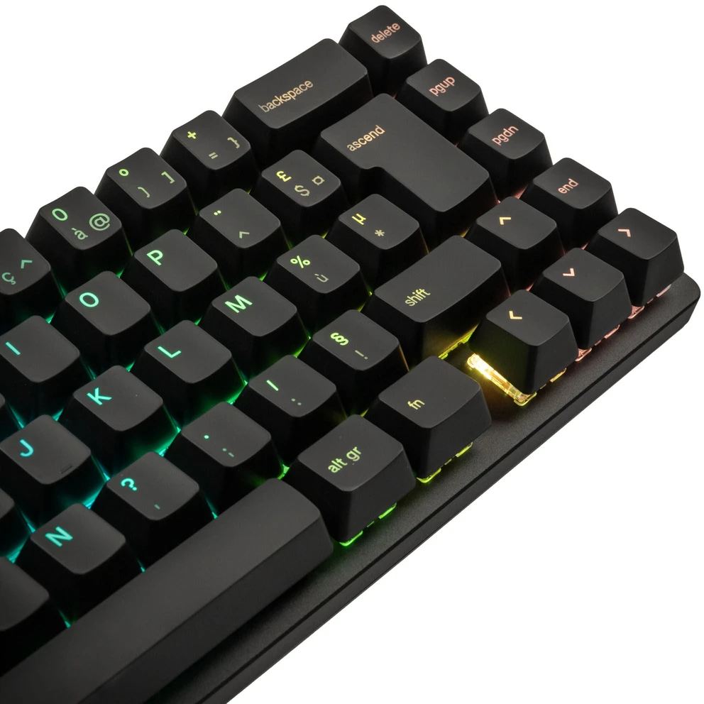 Glorious GMMK 2 Compact Klaviatūra - Fox Switches, FR išdėstymas, Juodas