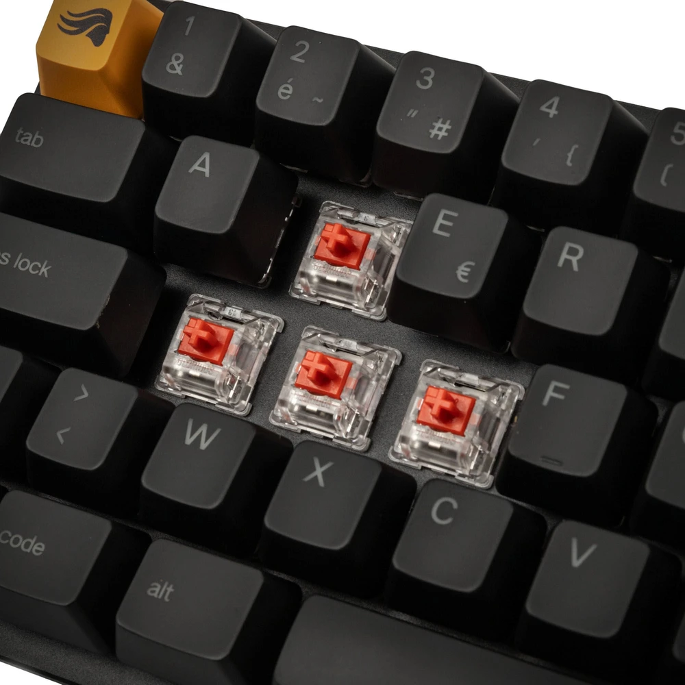 Glorious GMMK 2 Compact Klaviatūra - Fox Switches, FR išdėstymas, Juodas