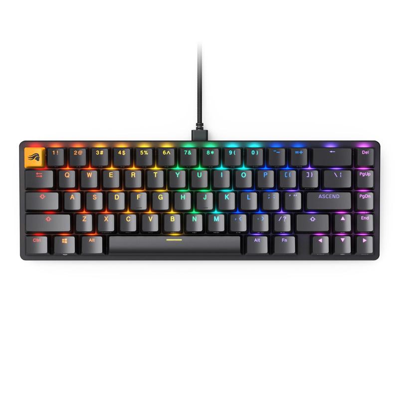 Glorious PC Gaming Race GMMK 2 TKL klaviatūra | 65%, Hot-swap, Fox Switches, US, juoda