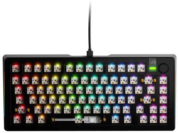 Glorious GMMK 3 Pro 75 % Custom žaidimų klaviatūra – Barebone, ANSI išdėstymas, juodos spalvos