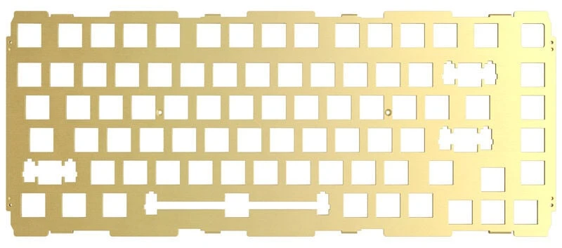 Glorious GMMK PRO 75% Switch Plate, Brass, ANSI US išdėstymas