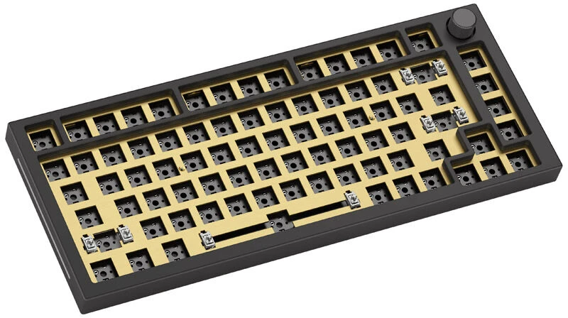 Glorious GMMK PRO 75% Switch Plate, Brass, ANSI US išdėstymas