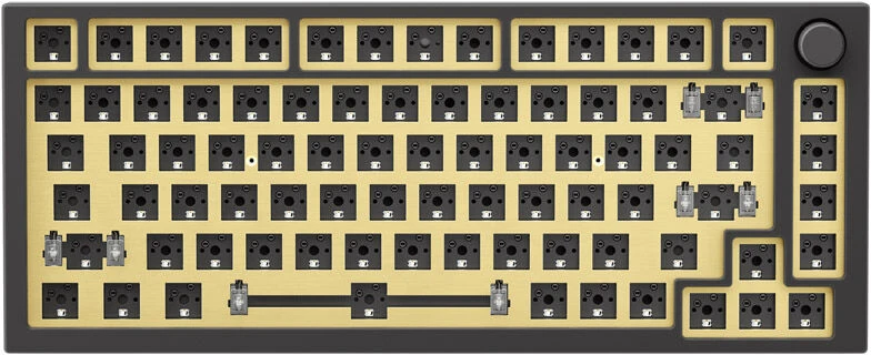 Glorious GMMK PRO 75% Switch Plate, Brass, ANSI US išdėstymas