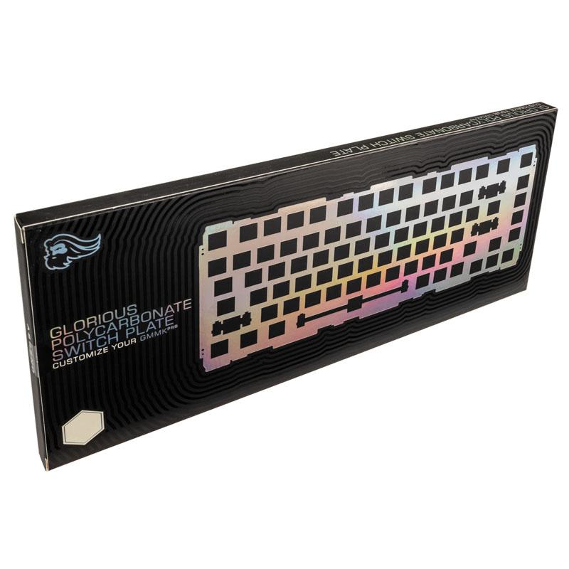 Glorious GMMK PRO 75% Switch Plate, Polycarbonate, ANSI US išdėstymas