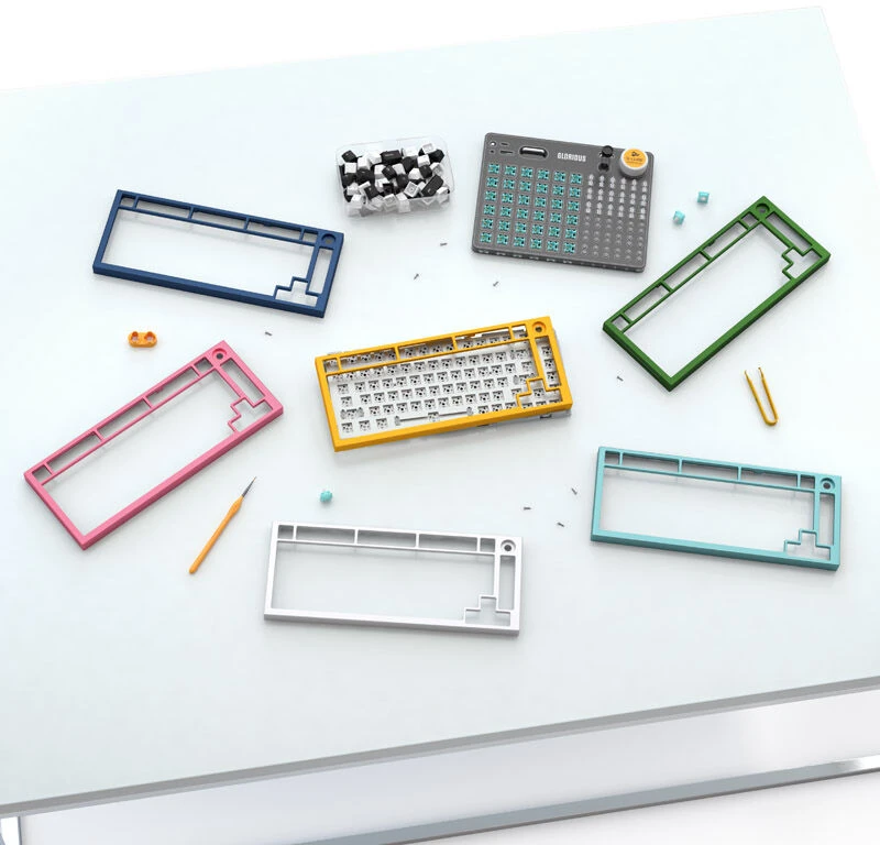 Klaviatūra „Glorious GMMK PRO Top Frame“ – miško žalieji