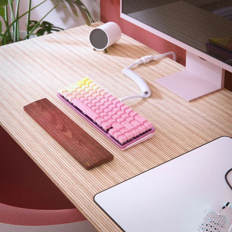 Klaviatūra Glorious GPBT Keycaps – Rožinė Grapefruit – Forge