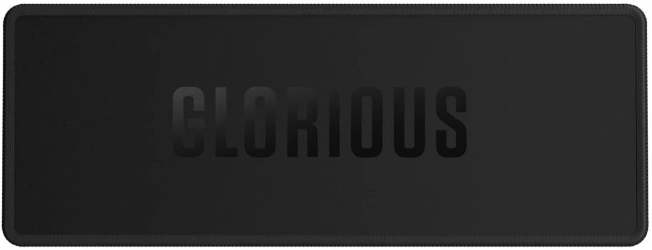 Klaviatūra Glorious klaviatūros kilimėlis, apsiūtas – 65%, juodos spalvos