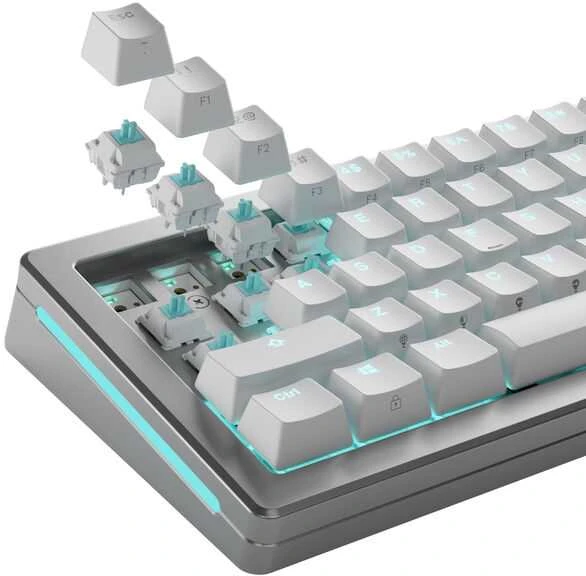 Klaviatūra Glorious Lynx Standard Switches, mechaniniai, 5-Pin, linear, MX-Stem, 40g – sutepti lubrikantu, 36 vnt