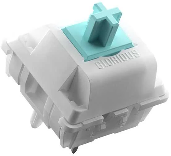 Klaviatūra Glorious Lynx Standard Switches, mechaniniai, 5-Pin, linear, MX-Stem, 40g – sutepti lubrikantu, 36 vnt