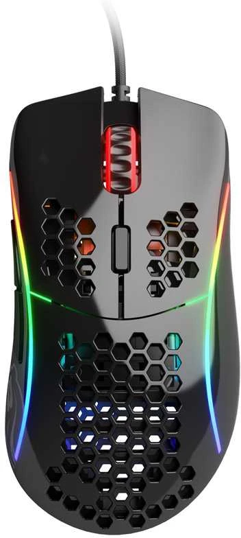 Glorious Model D Gaming-Pelė - juodas, glossy + Mauspad - XL