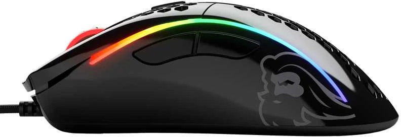 Glorious Model D Gaming-Pelė - juodas, glossy + Mauspad - XL