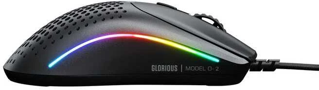 Glorious Model O 2 Mini žaidimų pelė, RGB – juodos spalvos