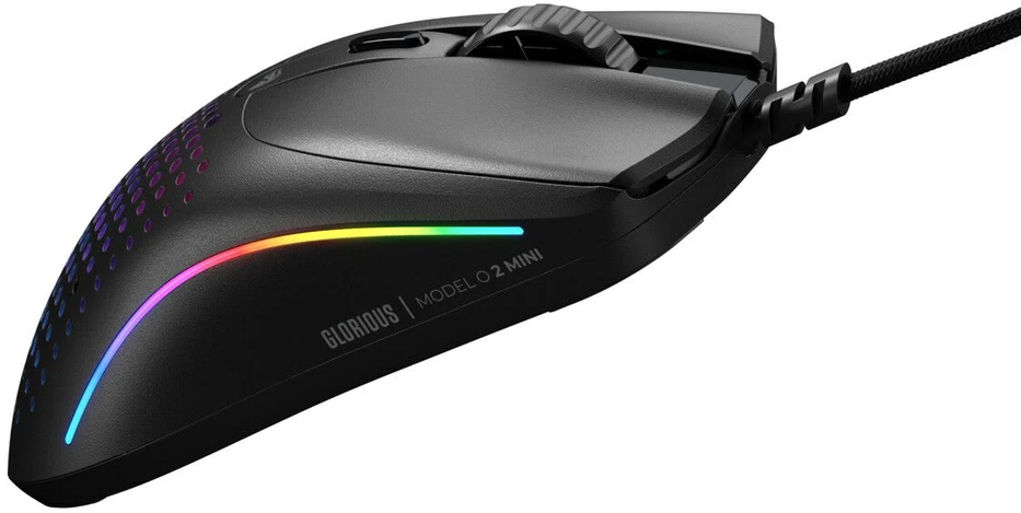 Glorious Model O 2 Mini žaidimų pelė, RGB – juodos spalvos