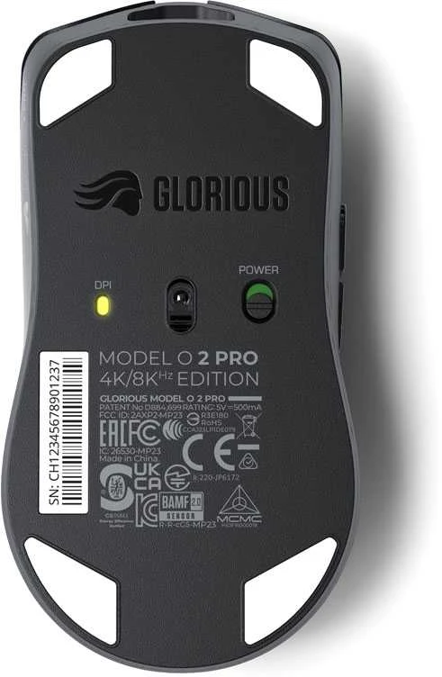 Pelė Glorious Model O 2 PRO belaidė, 4K/8K Polling – juodos spalvos