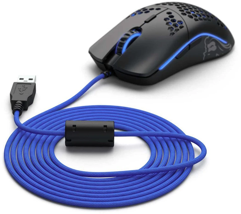 Glorious Pelės kabelis Ascended Cable V2 - Cobalt Blue