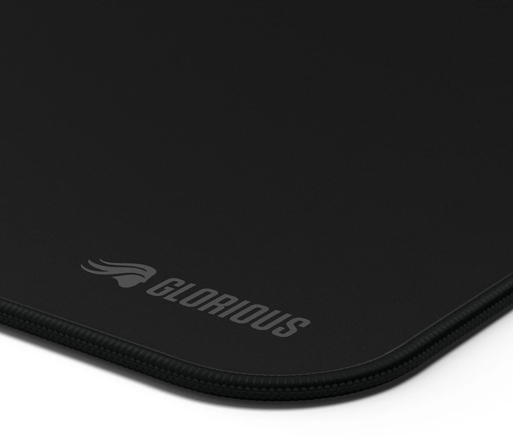Glorious Pelės kilimėlis 2 3XL – apsiūtas – juodos spalvos