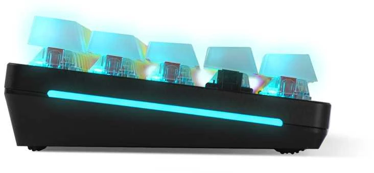 Klaviatūra Glorious Polychroma RGB Keycaps – 115 Keycaps, ANSI, US išdėstymas, pusiau skaidrūs
