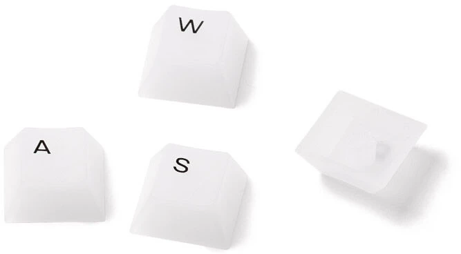 Klaviatūra Glorious Polychroma RGB Keycaps – 115 Keycaps, ANSI, US išdėstymas, pusiau skaidrūs