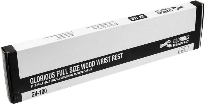 Glorious Wooden Golden Oak klaviatūros riešų atrama 19mm - Full size 43x10cm