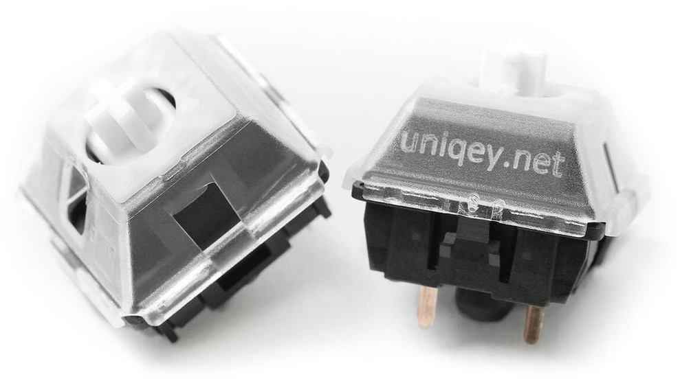 Klaviatūra GMK QMX spaustukas, triukšmo slopinimas, 110 vnt, tvirtinamas prie PCB