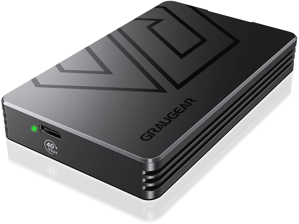 GAU GRAUGEAR externes M.2-SSD-GehĂ¤use mit PCIe 4.0 USB-C