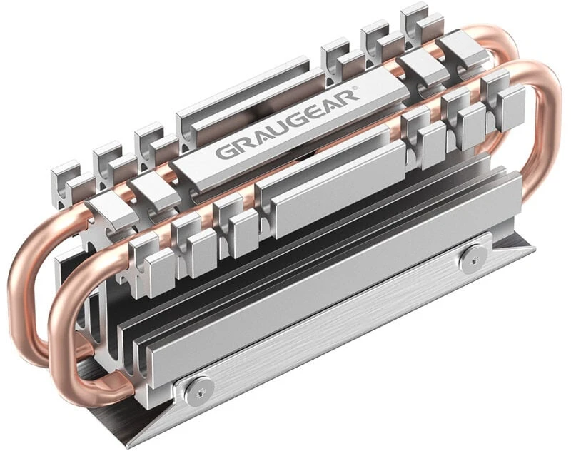 Graugear Pilkas Heatpipe Heatsink for M.2 2280 SSD
