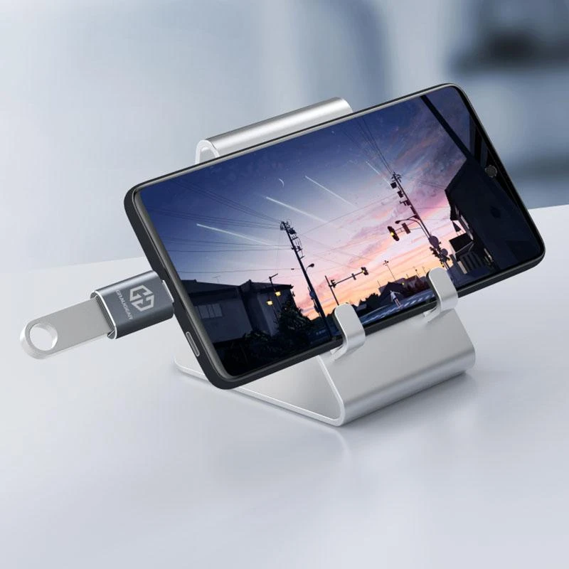 Graugear Pilkas USB-C to USB-A Adapteris