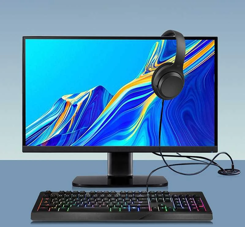 „Graugear“ USB 3.0 darbalaukio šakotuvas su garso ir mikrofono lizdu