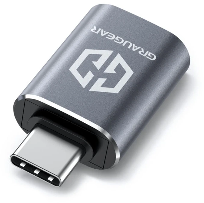 Graugear Pilkas USB-C to USB-A Adapteris