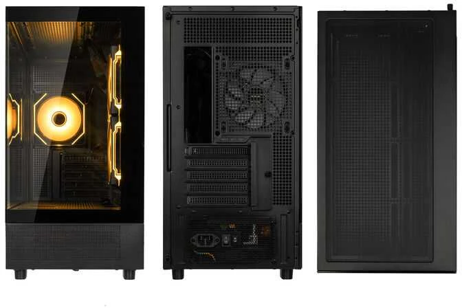 G.skill GSI SmartAssembly ARGB Glass Micro-ATX kompiuterio korpusas – 650W Bronze