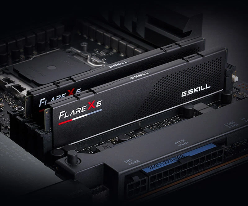 RAM G.Skill | Flare X5 | 32 vnt. rinkinys (16 GB x 2) GB | DDR5 | 6000 MHz | Kompiuteriai/serveriai | Registracijos Nr. | ECC Nr.