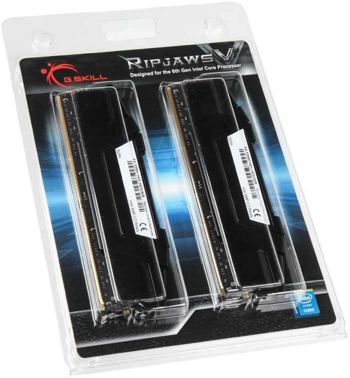 RAM G.Skill | Ripjaws V | 32 komplektas (16GBx2) GB | DDR4 | 3200 MHz | PC/serveris | Registracijos Nr. | ECC Nr