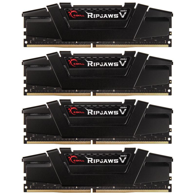 RAM G.SKILL Ripjaws V Juodas 128GB [4x32GB 3200MHz DDR4 CL16 XMP2.0 DIMM]
