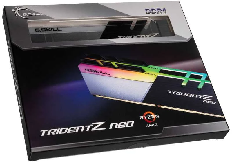 RAM G.Skill DIMM 32 GB 3200 (2x 16 GB) Dual-Kit (juodas/wei. F4-3200C16D-32GTZN. Trident Z Neo. INTEL XMP)