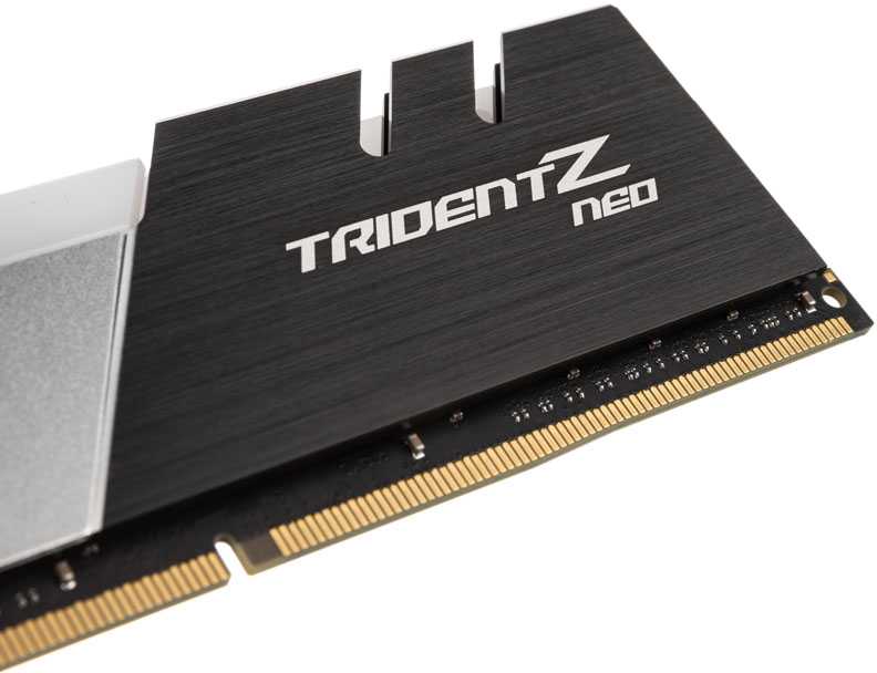 RAM G.SKILL F4-3600C16Q-64GTZNC G.Skill Trident Z Neo (skirta AMD) DDR4 64GB (4x16GB) 3600MHz CL16 1.35V XMP 2.0