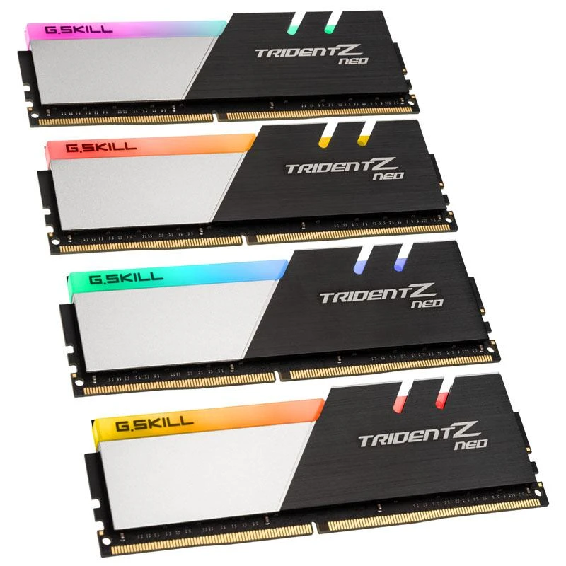 RAM G.SKILL F4-3000C16Q-32GTZN G.Skill Trident Z Neo (skirta AMD) DDR4 32GB (4x8GB) 3000MHz CL16 1.35V XMP 2.0