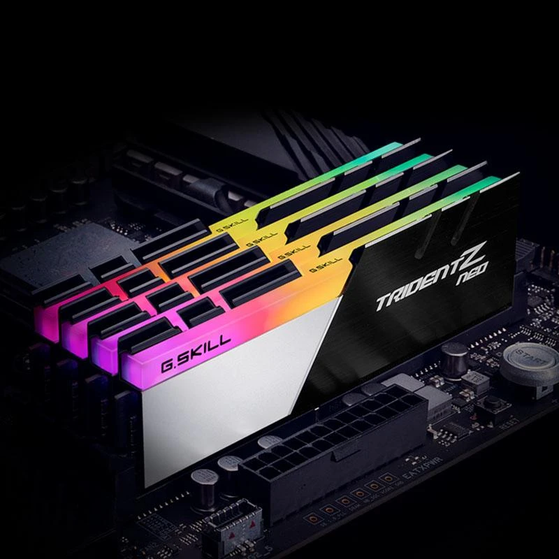 RAM G.SKILL F4-3000C16Q-32GTZN G.Skill Trident Z Neo (skirta AMD) DDR4 32GB (4x8GB) 3000MHz CL16 1.35V XMP 2.0